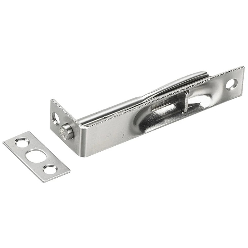 4" x 3/4" Flush Bolt Brushed Nickel